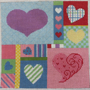 Patchwork Hearts