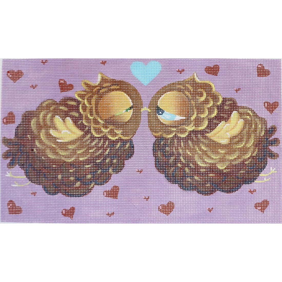 Kissing Owls