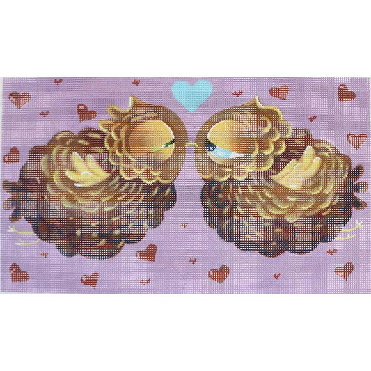 Kissing Owls