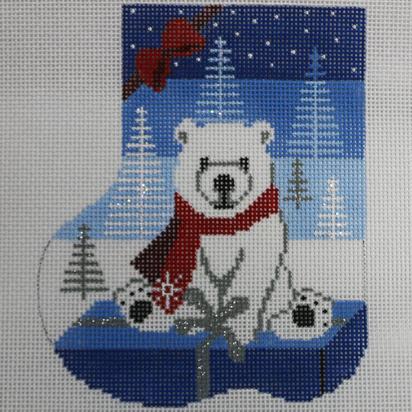 Polar Bear Mini Sock