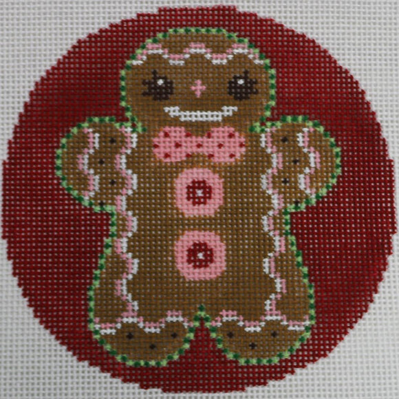 Gingerbread Girl on Red