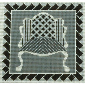 Patterned French Chair