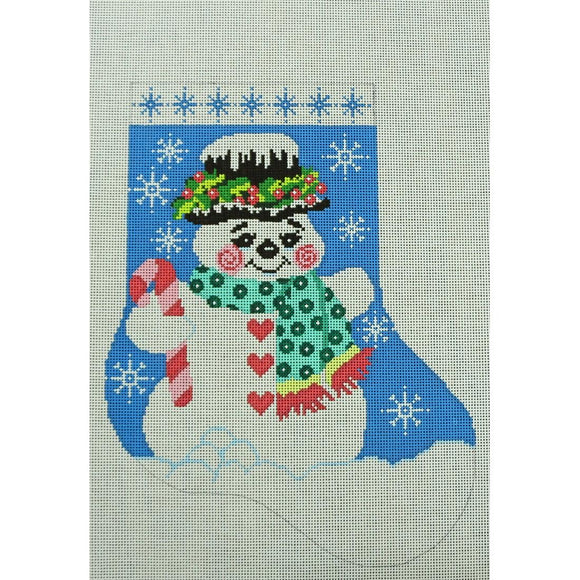 Happy Snowman Sock