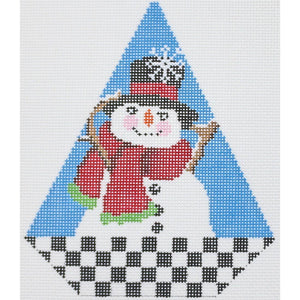 Checkered Snowman, 18 mesh