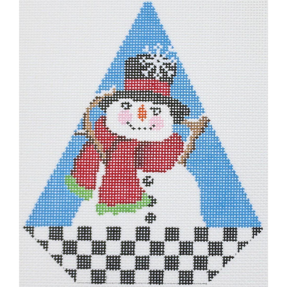 Checkered Snowman