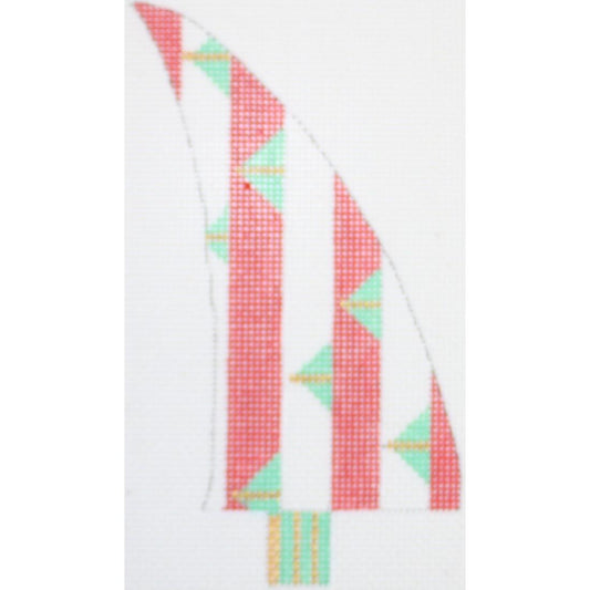 Red Tree with Small Trees