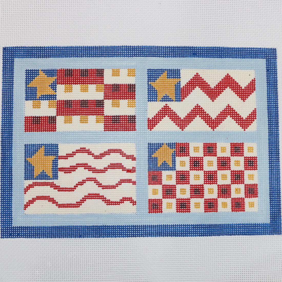 Four Flags – Pocket Full of Stitches