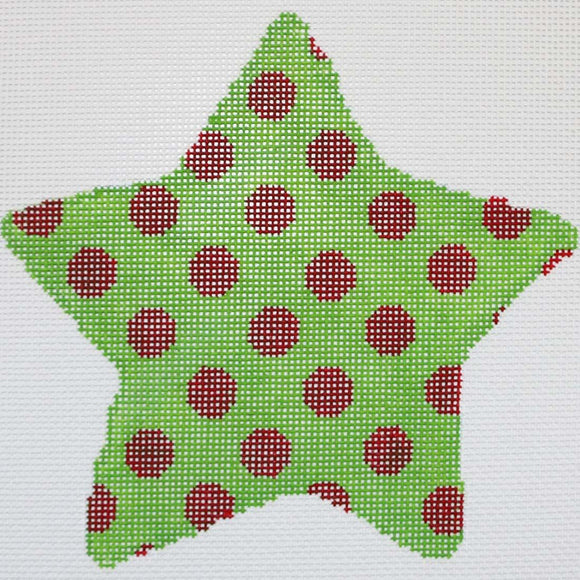 Green with Red Dots
