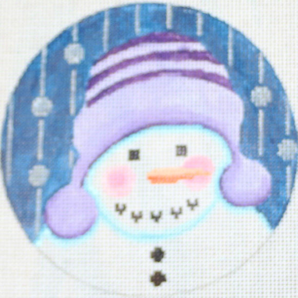 Snowman, Purple Hat