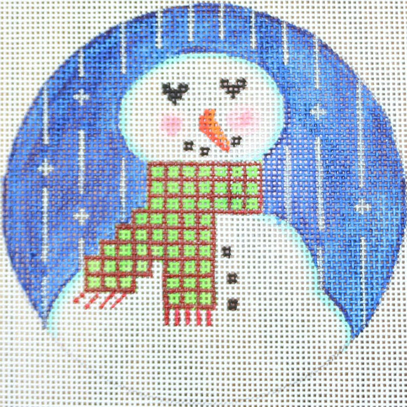 Snowman, Red/Green Scarf