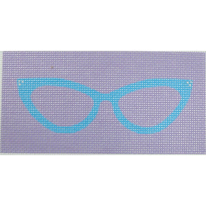 Cat Eyes Glasses, Purple/Blue