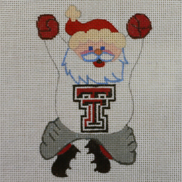 Cheering Santa - Texas Tech