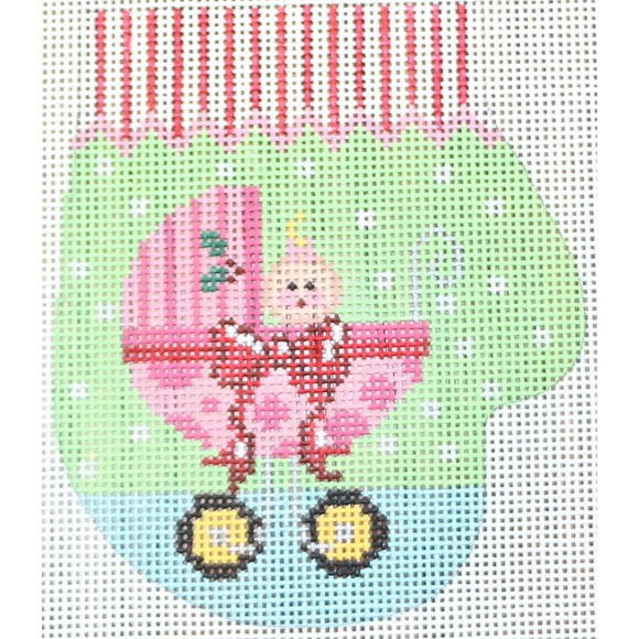 Pink Baby Carriage, Girl