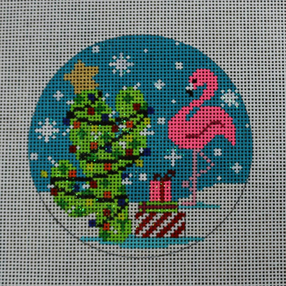 Flamingo Cactus Christmas