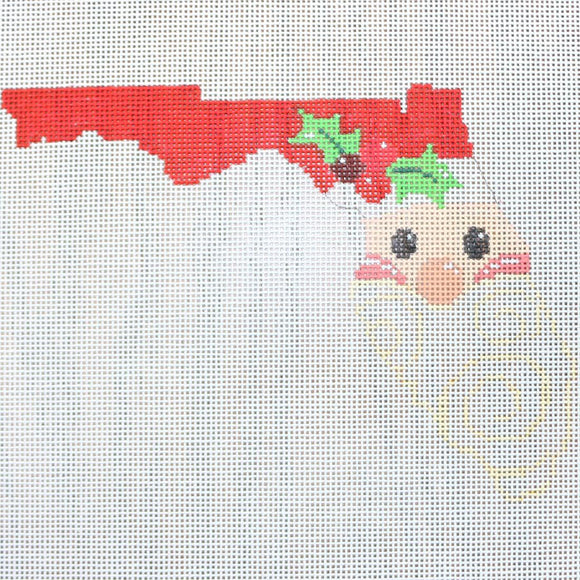 Florida Shaped Santa