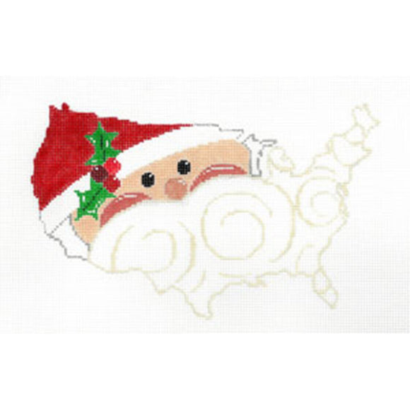 USA Shaped Santa
