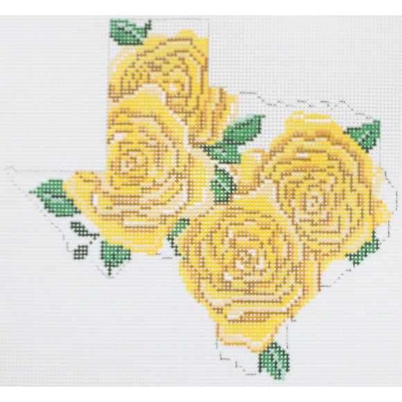 Yellow Roses in Shape of Texas