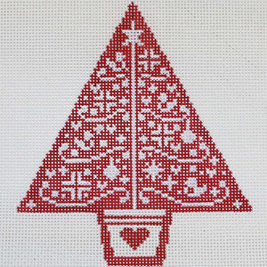 Red/White Tree w/ Heart