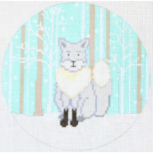 Silver Snow Fox