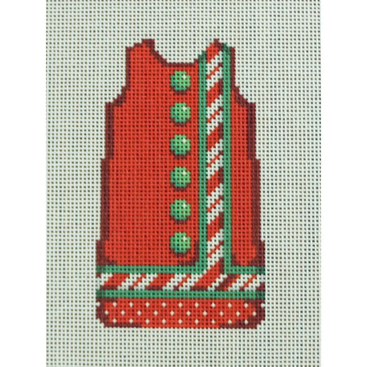 Red/Candy Stripe Shift