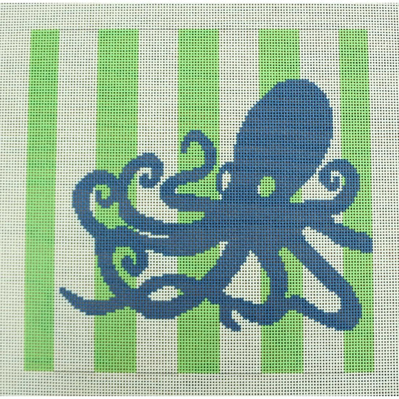 Octopus Stencil/Lime
