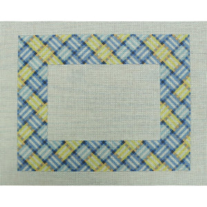 Woven Ribbon Frame Blue