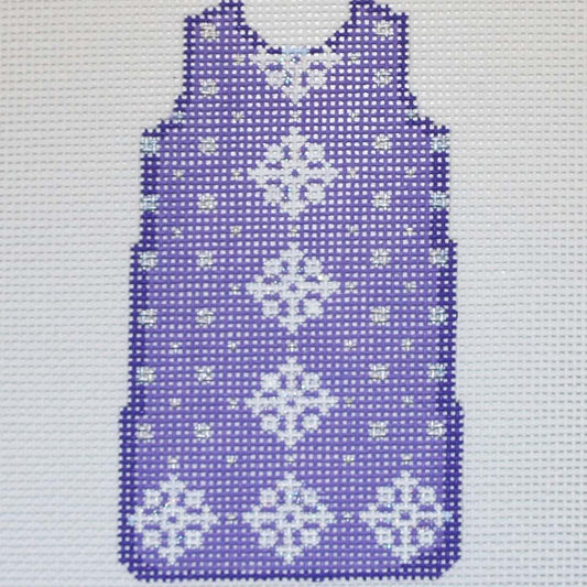 Purple Snowflakes Mini Shift