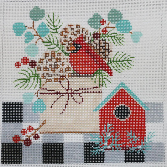 Buffalo Check Cardinal