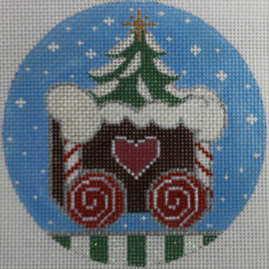 Ginger Train Caboose Round