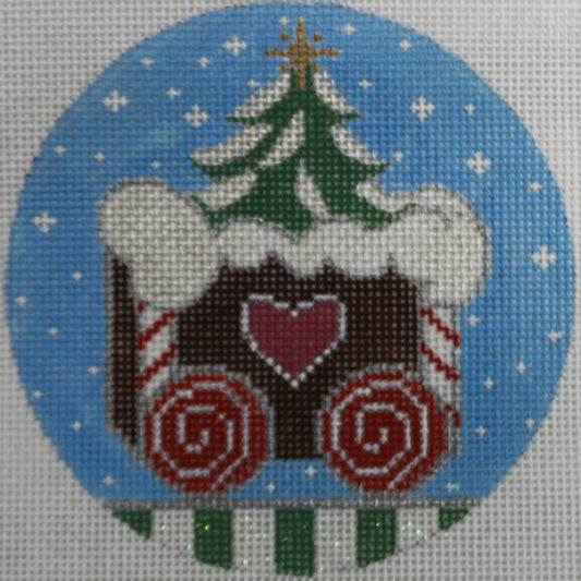 Ginger Train Caboose Round