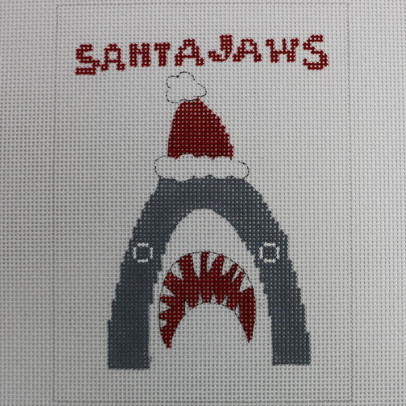 Santa Jaws with Shark