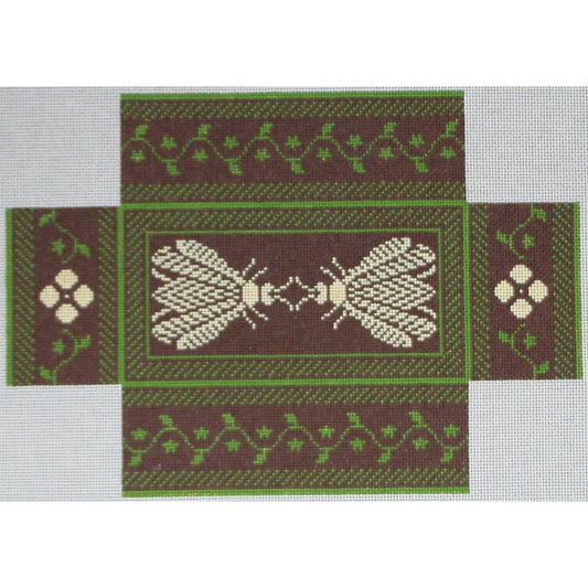 N's Bee Brick, Aubergine/Lime