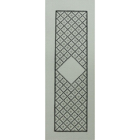 Silver/Black Mono Bookmark