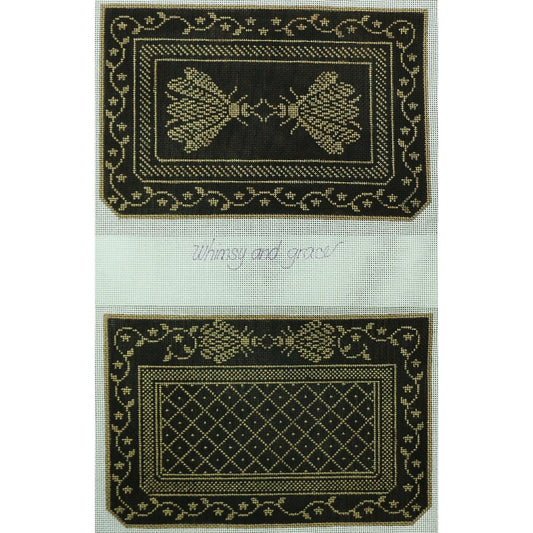 3 pc N's Bee Purse, Black