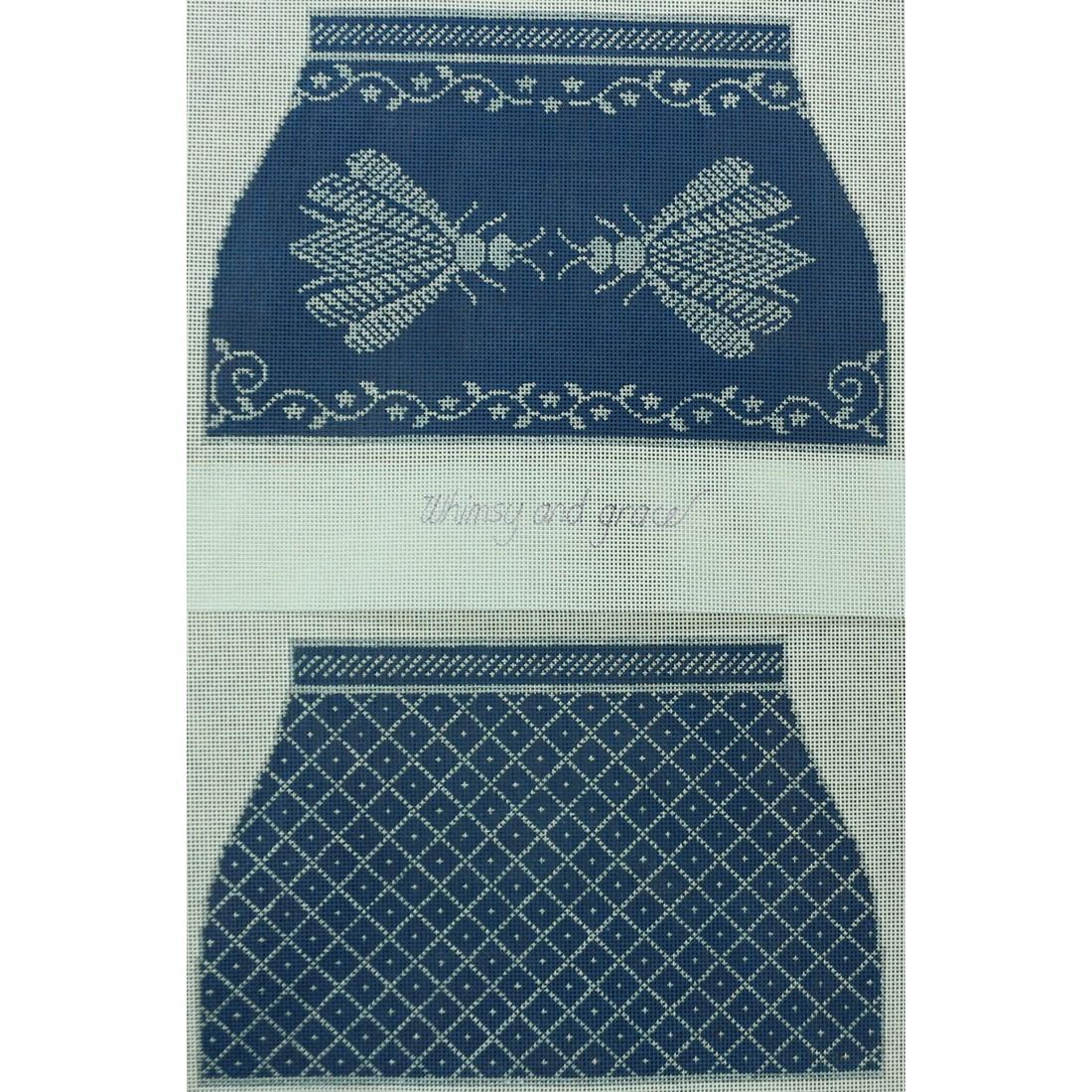 N's 2 Bees Purse, Ocean