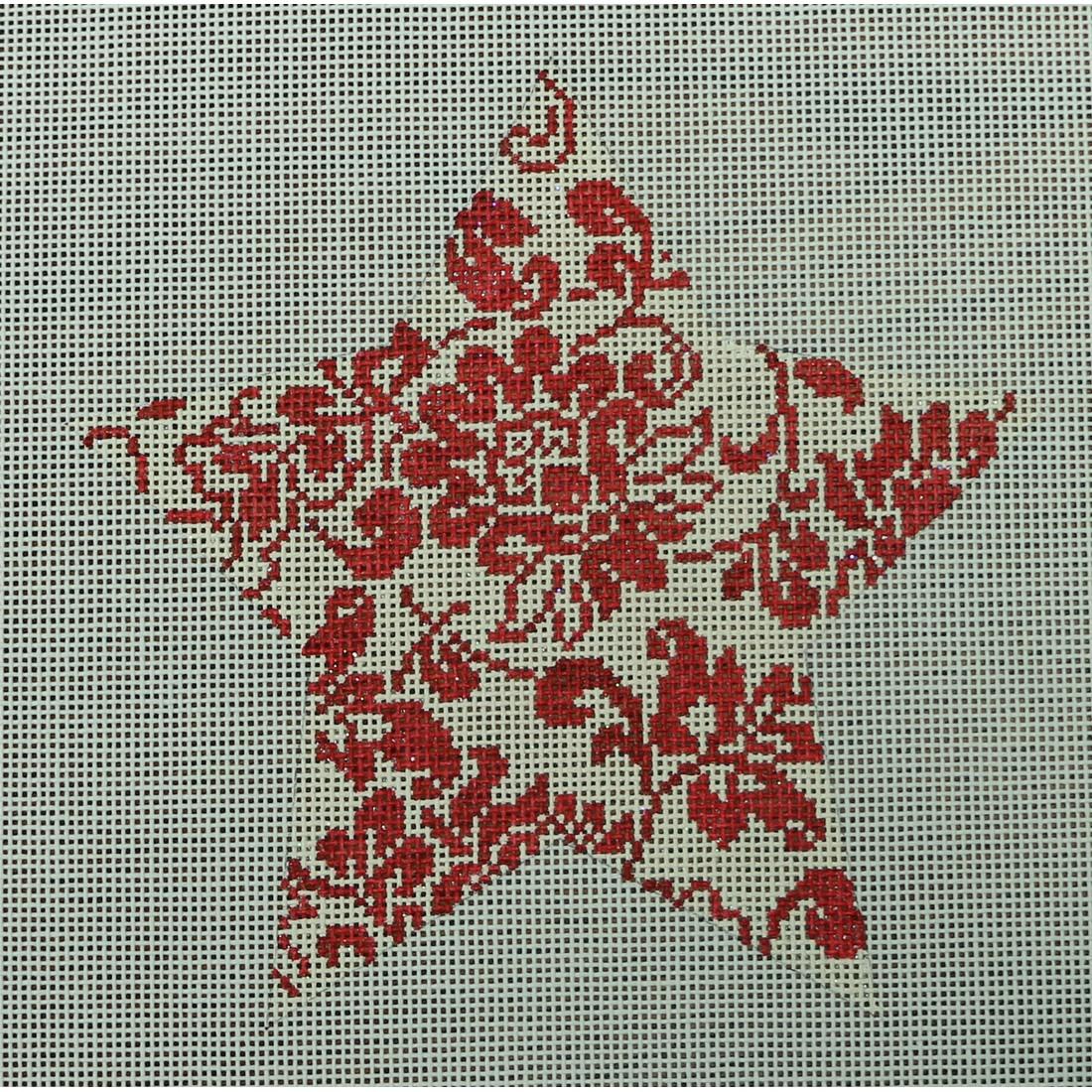 Bill's Star, Red/Ivory