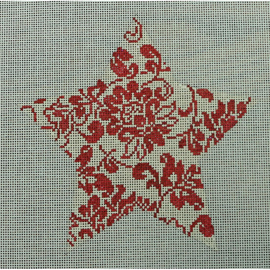 Bill's Star, Red/Ivory