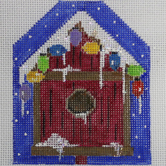 Pink Birdhouse w/ Lights