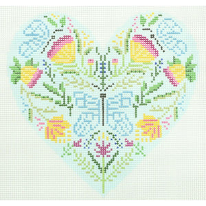 Butterfly/Floral Heart