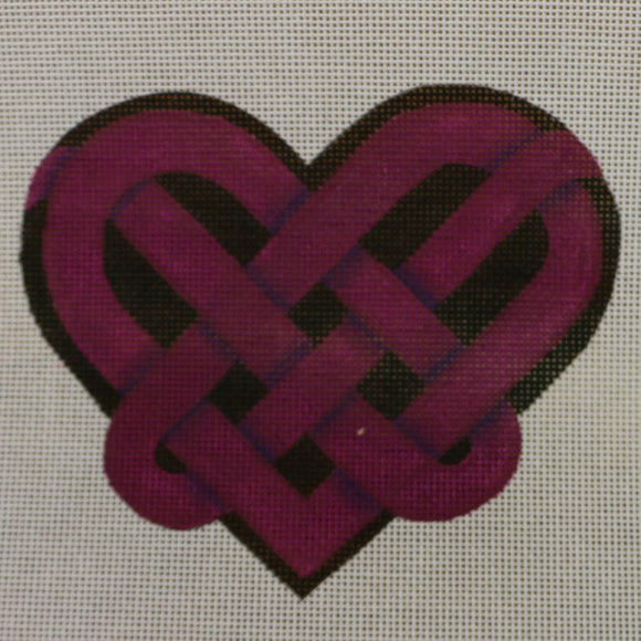 Woven Purple Heart