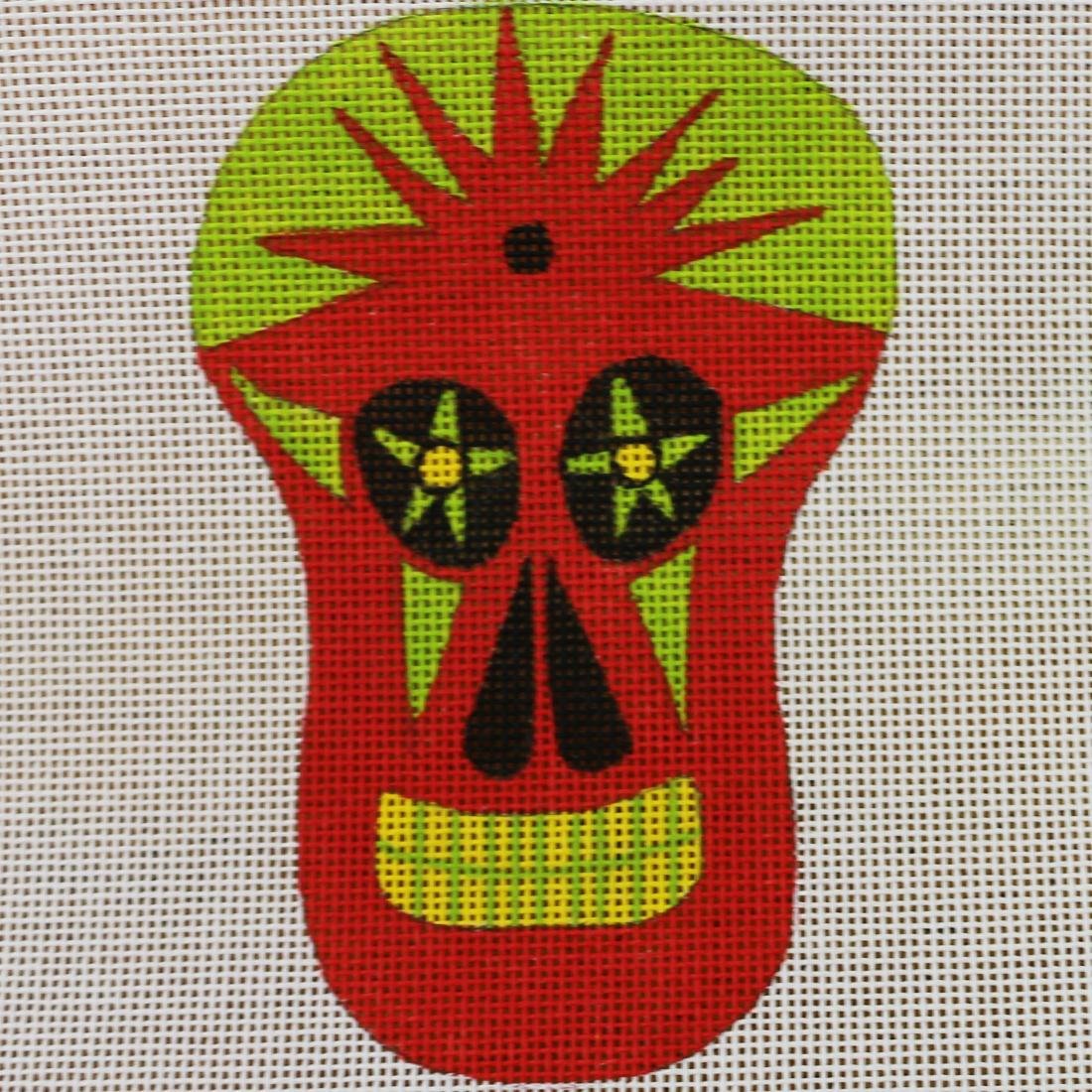 Red & Green Mini Sugar Skull