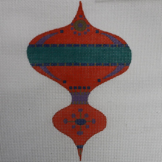 Orange Double Ornament