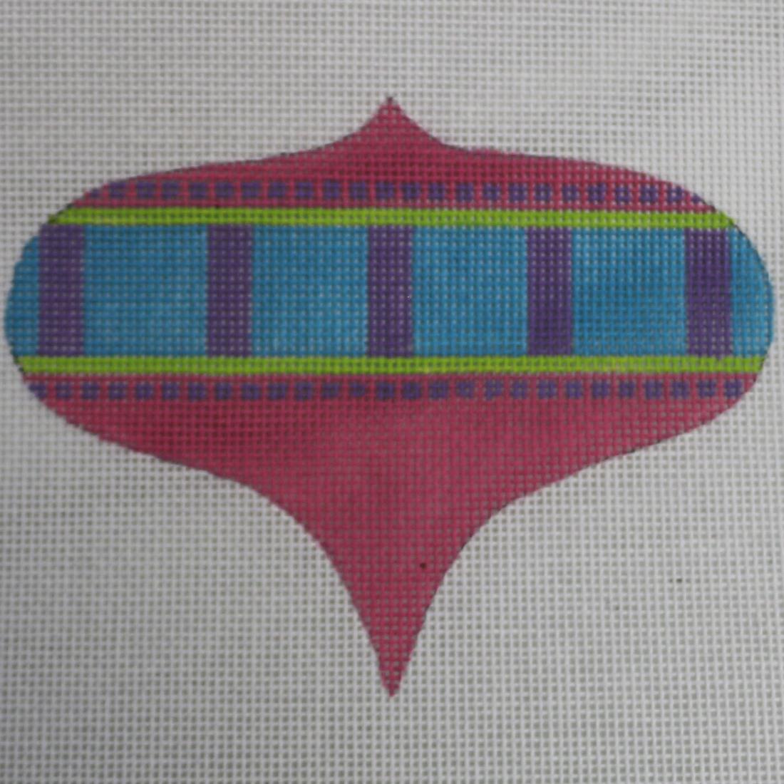 Pink Top Ornament w/ Ribbon