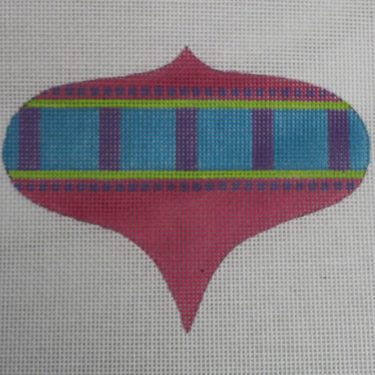 Pink Top Ornament w/ Ribbon