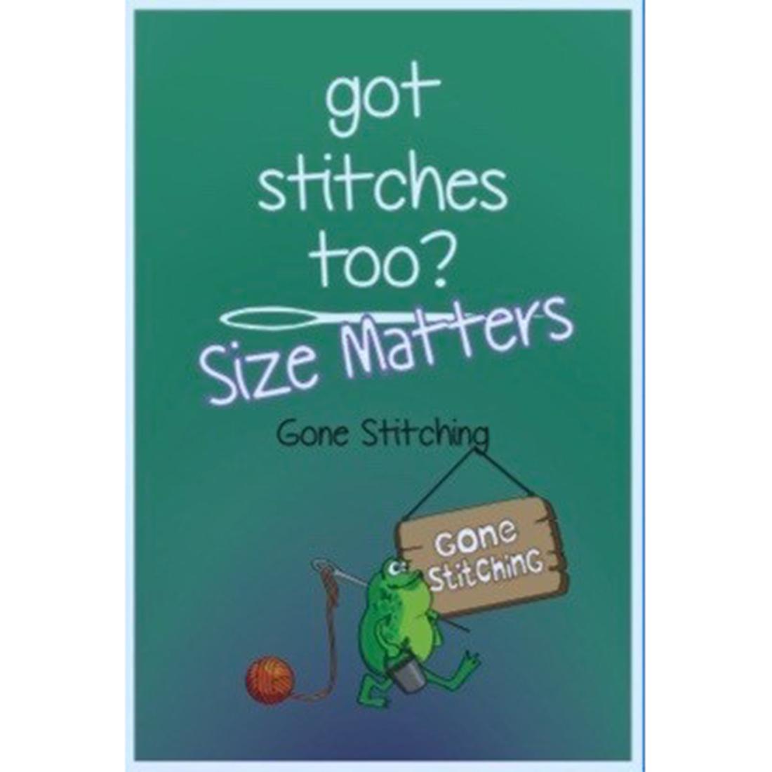 Got Stitches Too? Size Matters