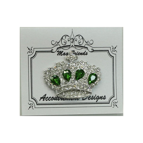 Green Jewel Crown Magnet