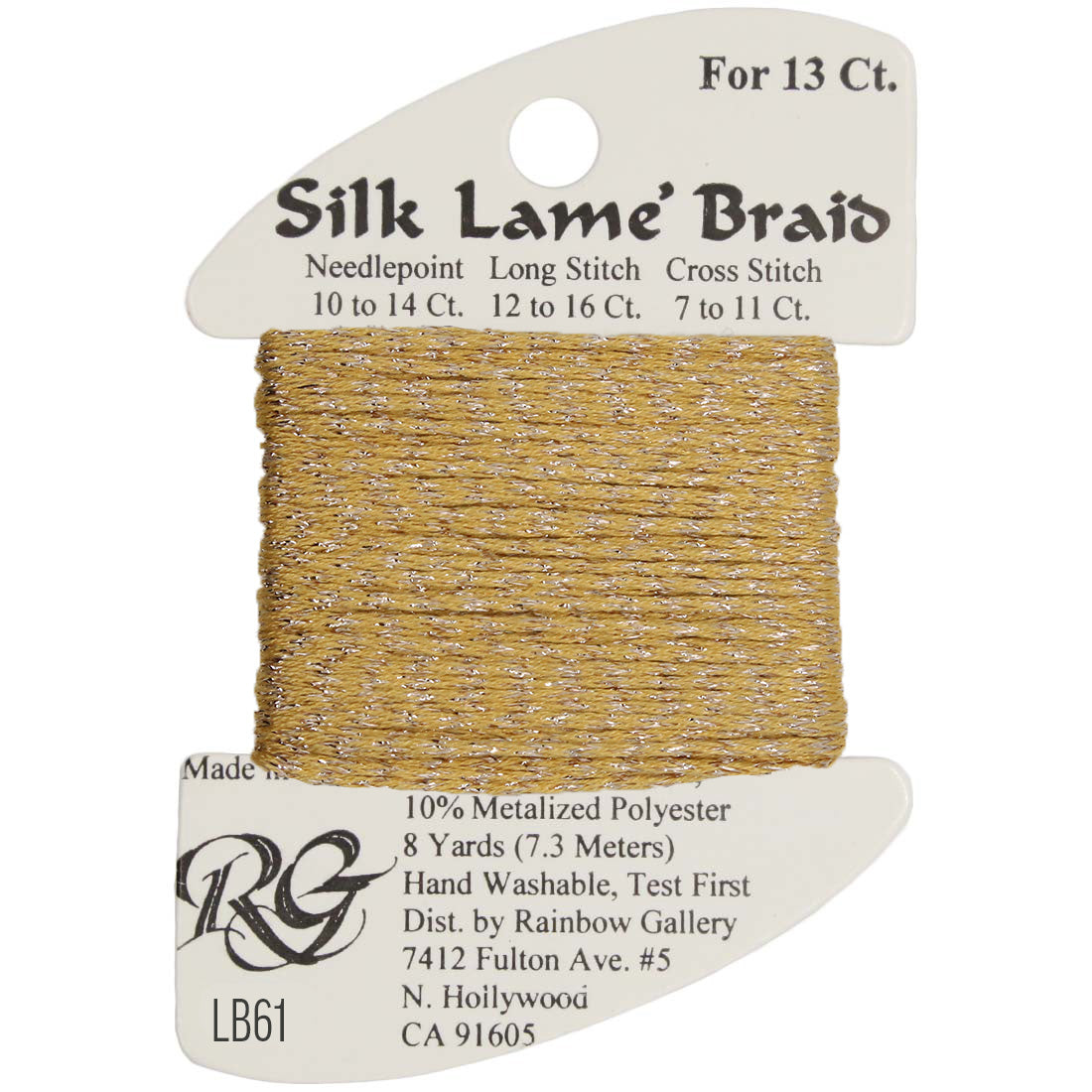 Silk Lame Braid 13 ct., Group 1