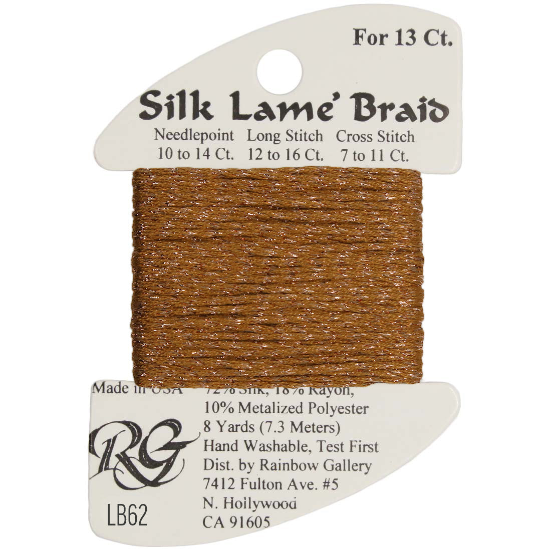 Silk Lame Braid 13 ct., Group 1
