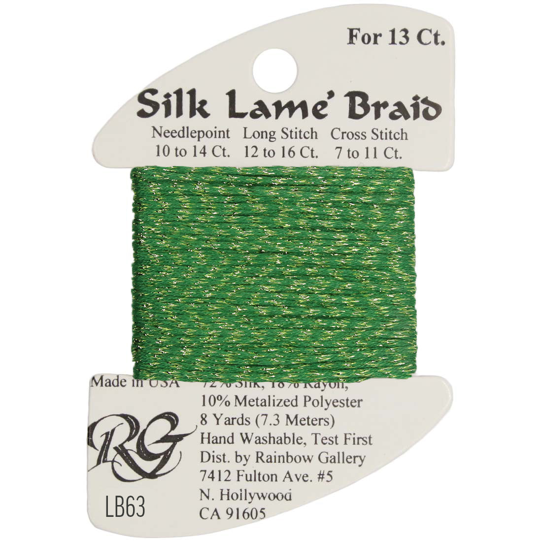 Silk Lame Braid 13 ct., Group 1