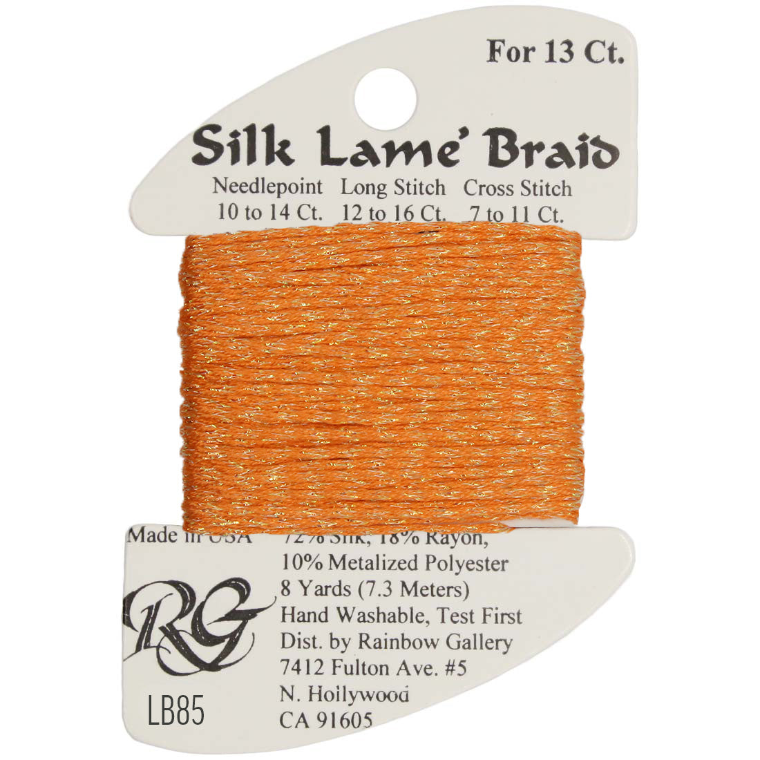 Silk Lame Braid 13 ct., Group 1